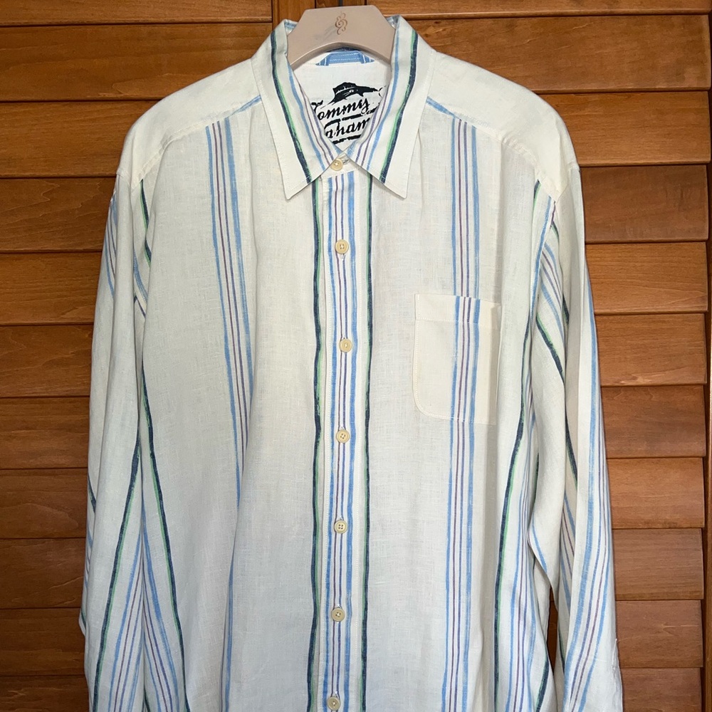Tommy Bahama Button Up Long Sleeve Shirt size XL